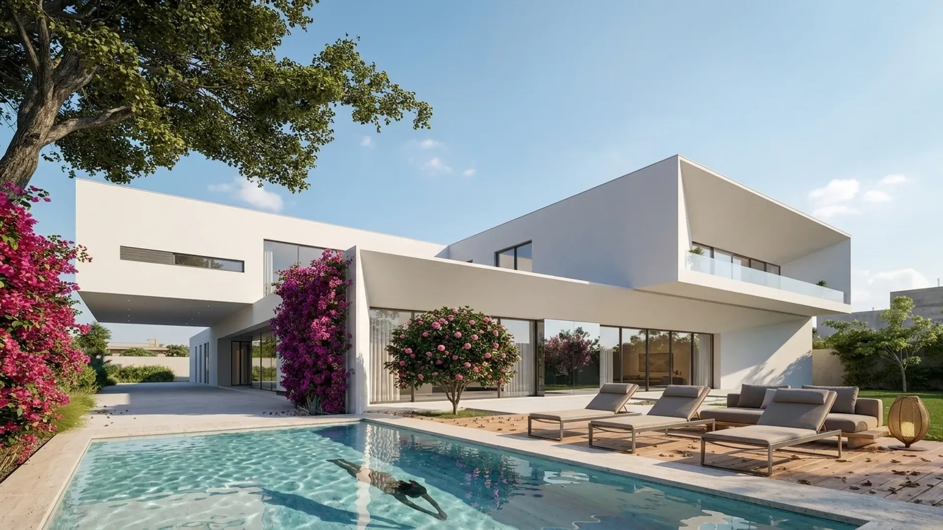 luxury villa in Algarve — Spatial organisation (2)