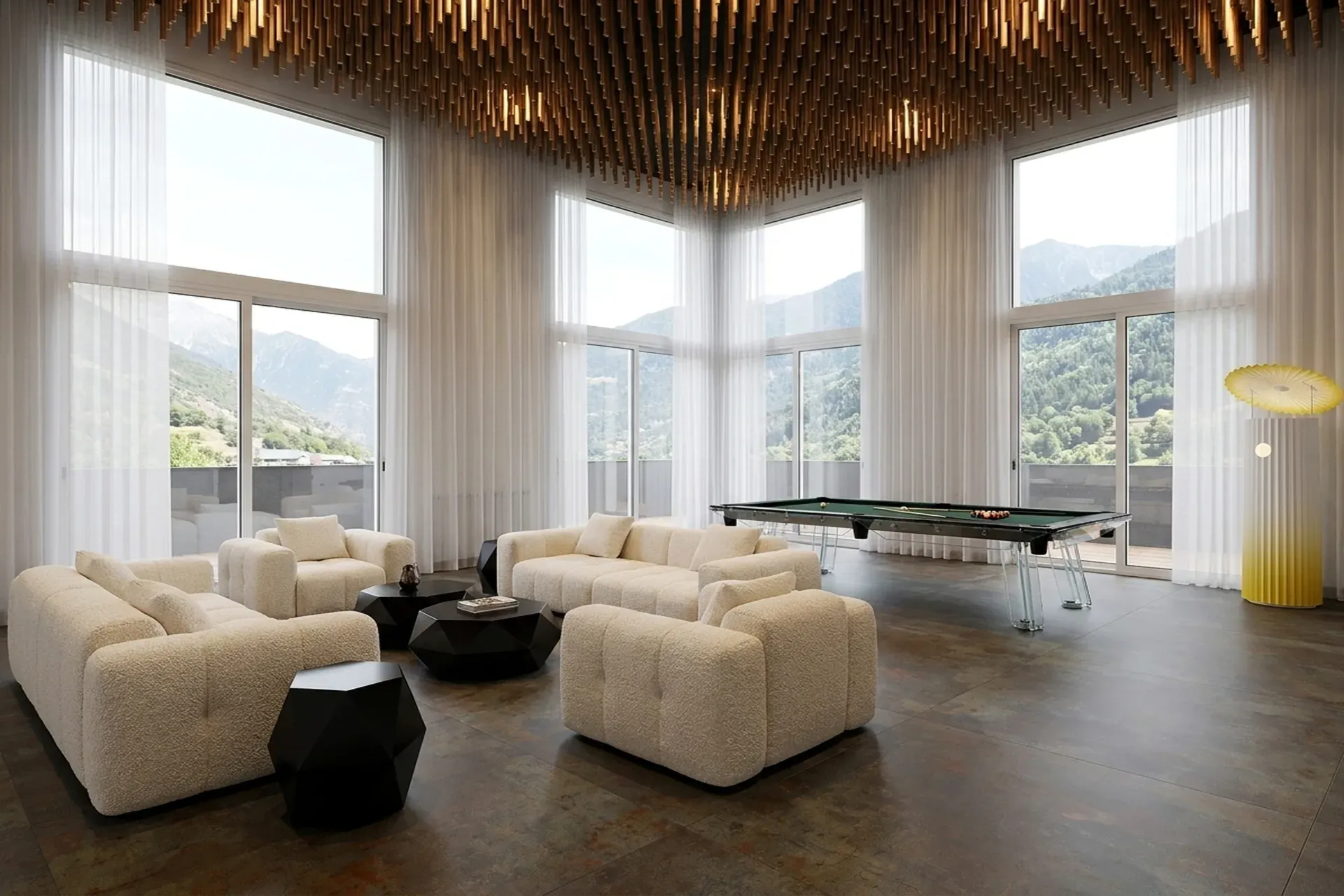 Contemporary house in Andorra Pyrenees — Spatial organisation
