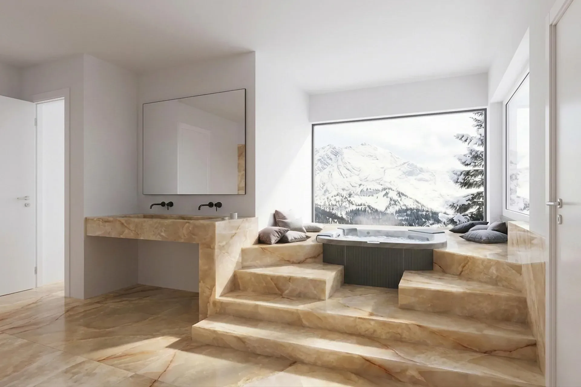 Contemporary house in Andorra Pyrenees — Spatial organisation (2)