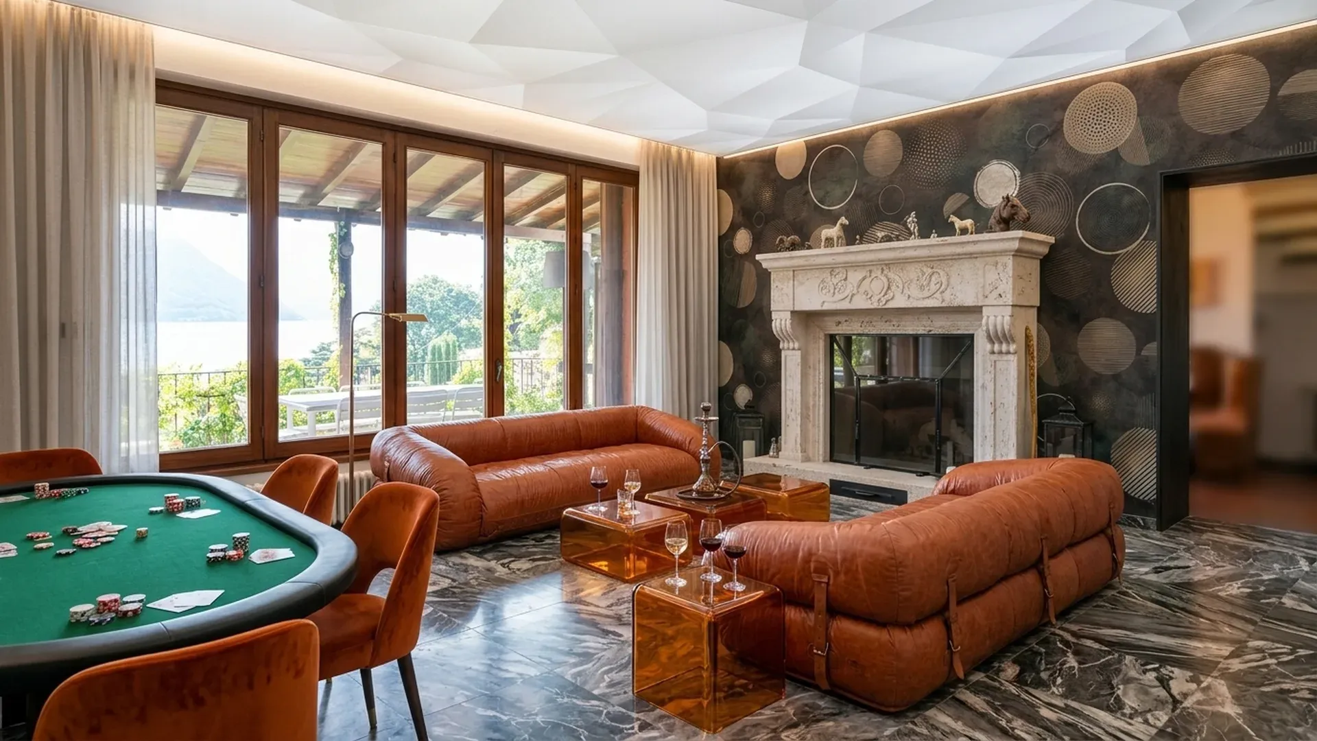 Boutique hotel on the waterfront of Como lake — Spatial organisation