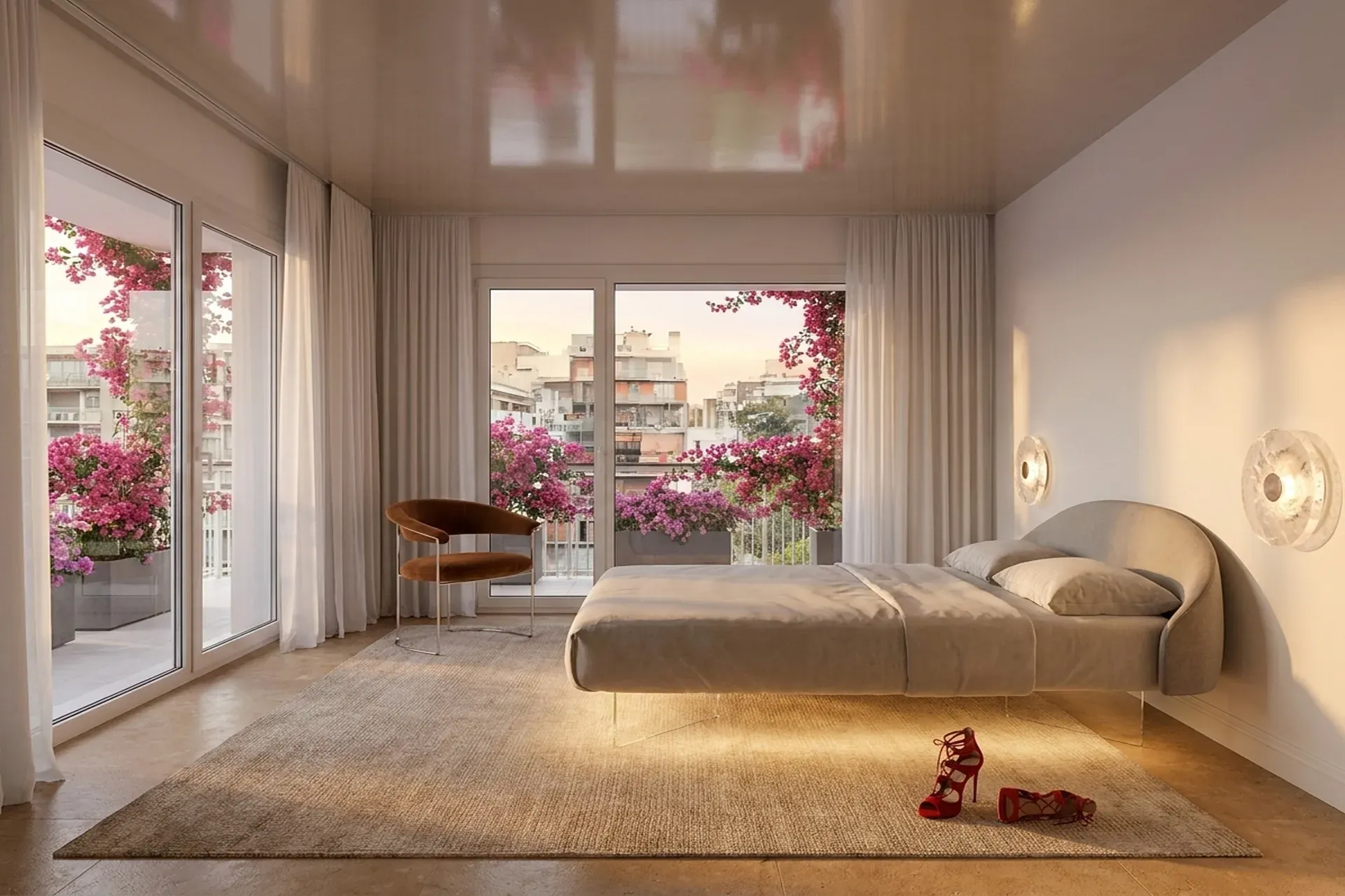 Apartment in respectable Barcelona neighborhood of Sarria San Gervasi — Spatial organisation