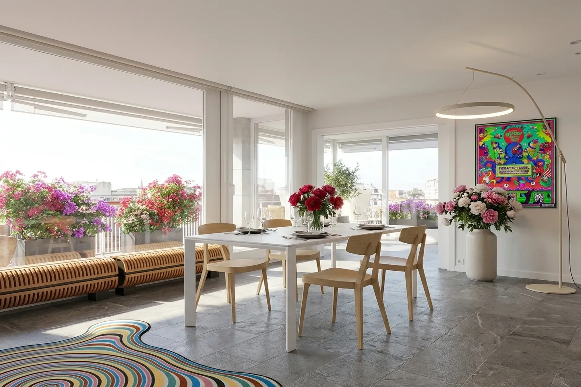 Apartment in respectable Barcelona neighborhood of Sarria San Gervasi — Spatial organisation (2)